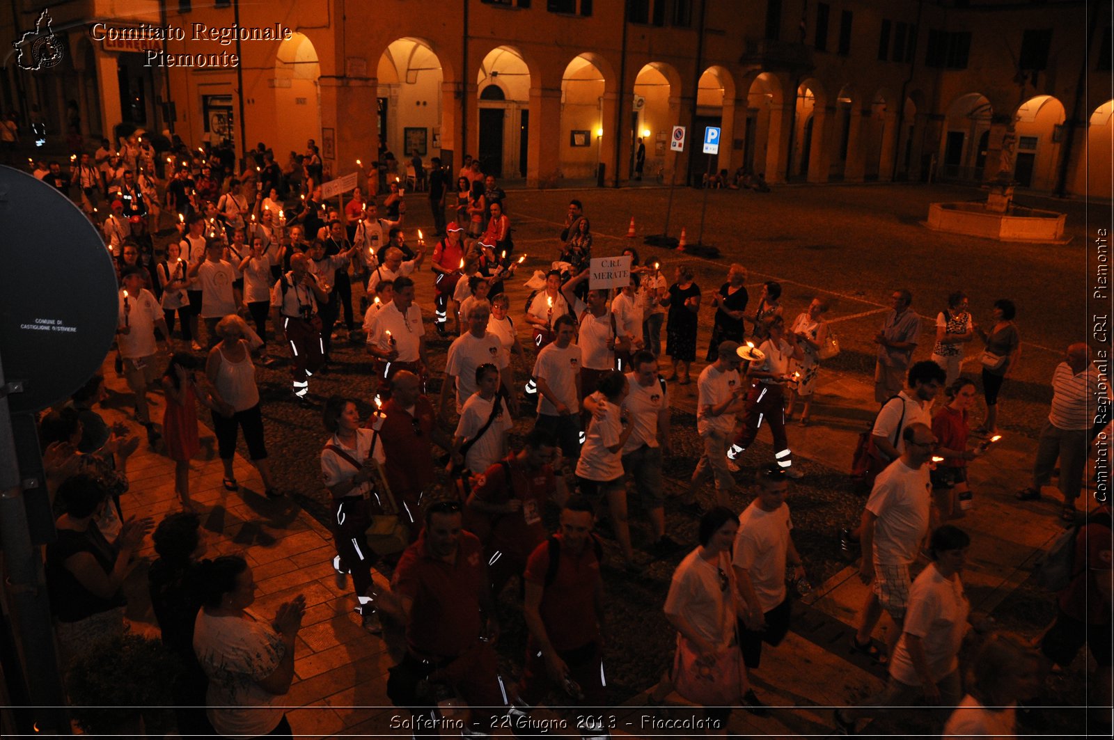 Solferino - 22 Giugno 2013 - Fiaccolata - Croce Rossa Italiana - Comitato Regionale del Piemonte