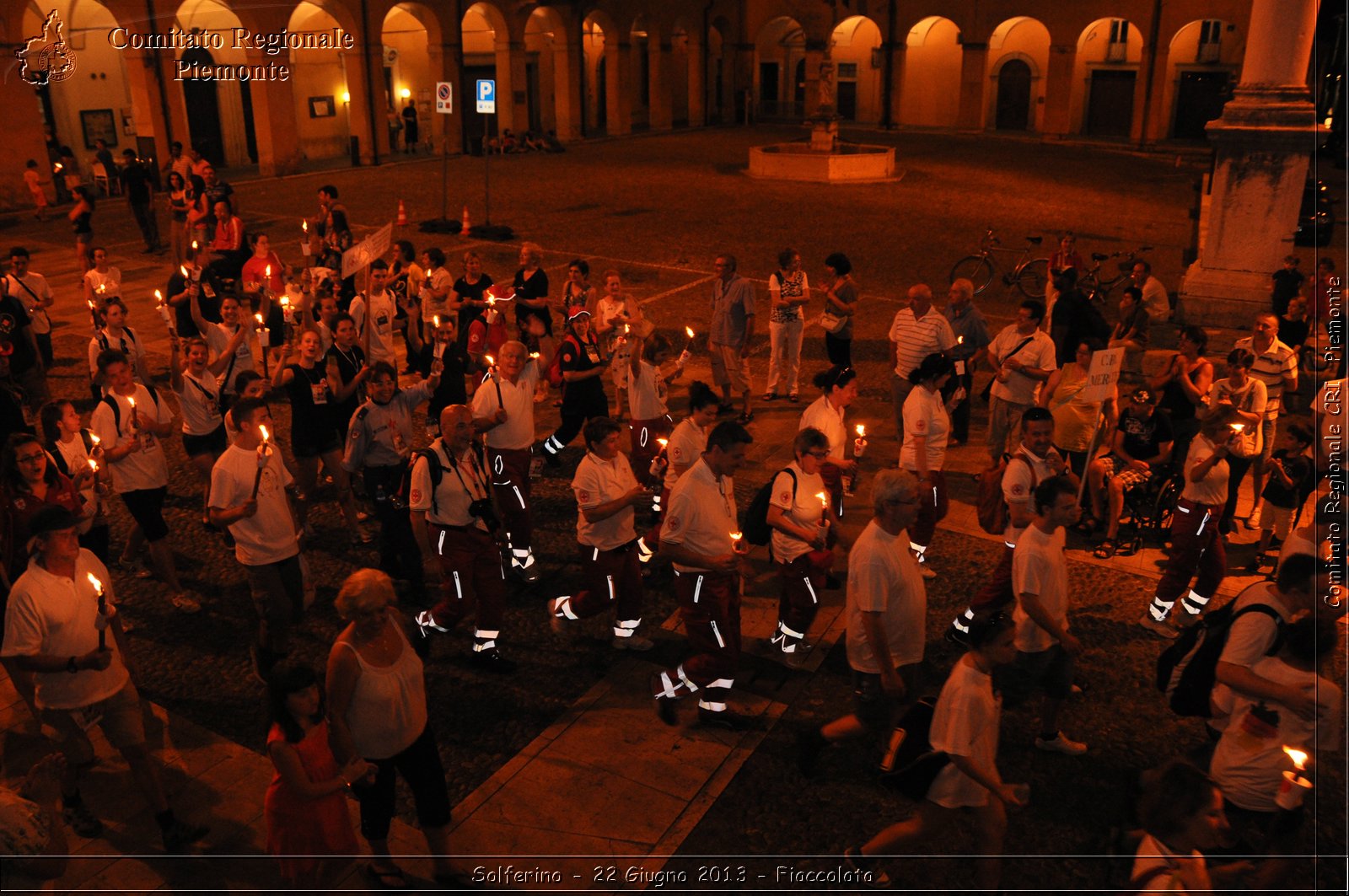 Solferino - 22 Giugno 2013 - Fiaccolata - Croce Rossa Italiana - Comitato Regionale del Piemonte