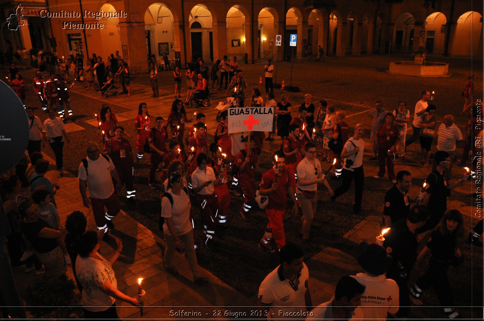 Solferino - 22 Giugno 2013 - Fiaccolata - Croce Rossa Italiana - Comitato Regionale del Piemonte