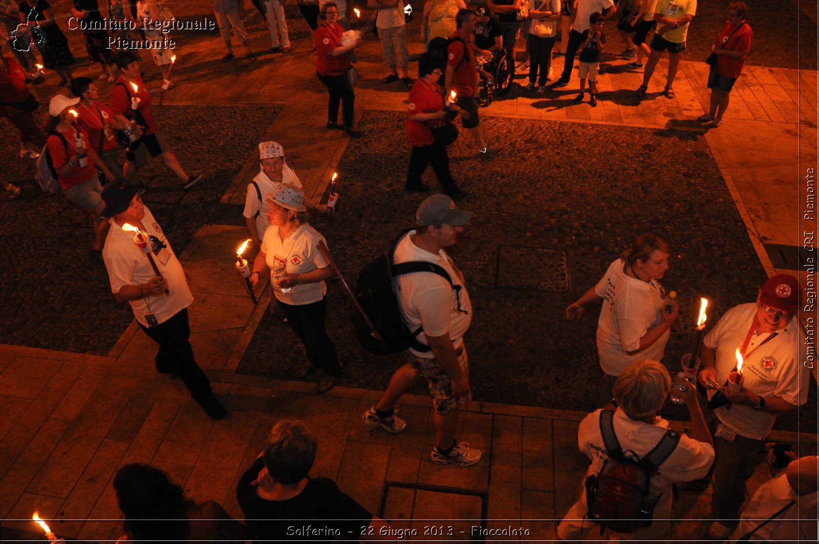 Solferino - 22 Giugno 2013 - Fiaccolata - Croce Rossa Italiana - Comitato Regionale del Piemonte