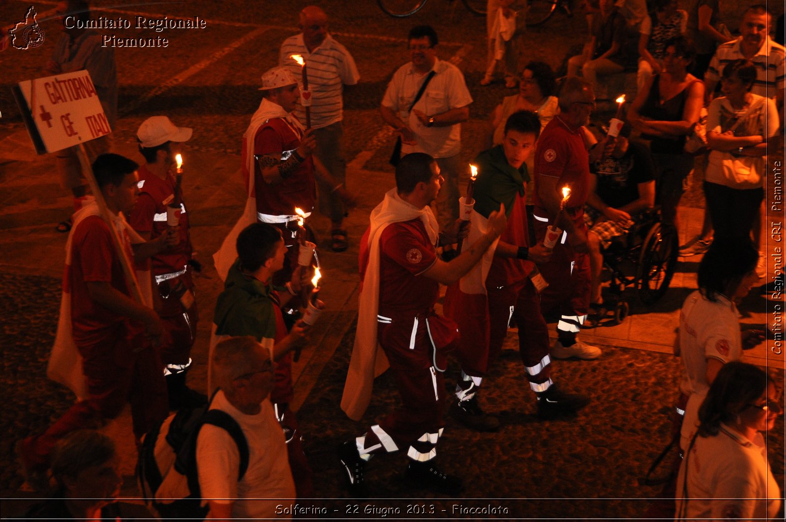 Solferino - 22 Giugno 2013 - Fiaccolata - Croce Rossa Italiana - Comitato Regionale del Piemonte