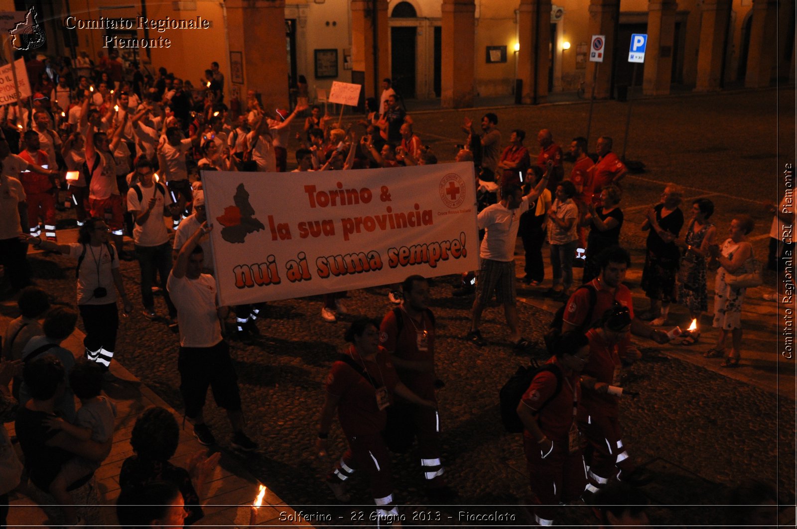 Solferino - 22 Giugno 2013 - Fiaccolata - Croce Rossa Italiana - Comitato Regionale del Piemonte