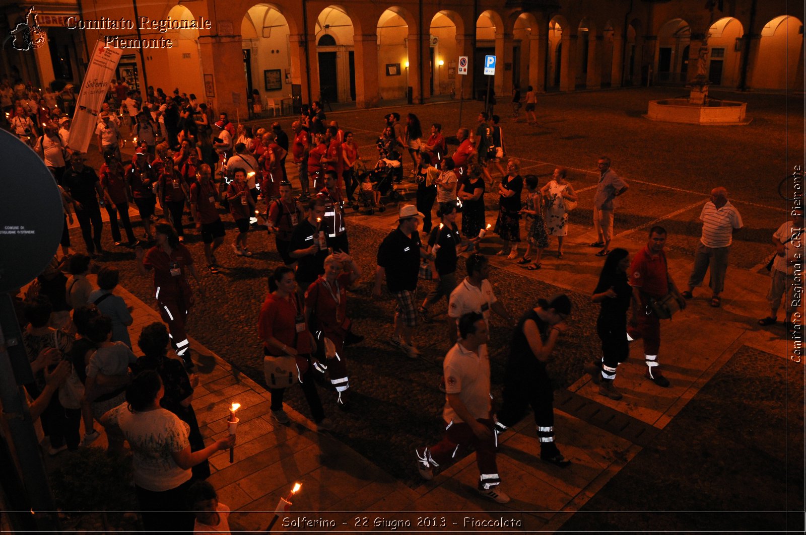 Solferino - 22 Giugno 2013 - Fiaccolata - Croce Rossa Italiana - Comitato Regionale del Piemonte