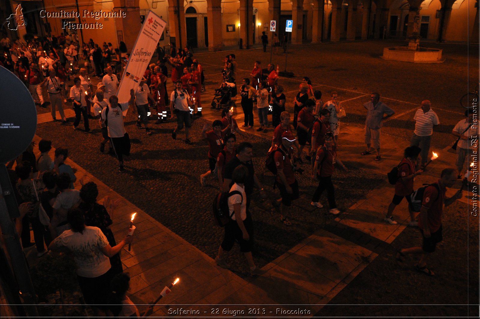 Solferino - 22 Giugno 2013 - Fiaccolata - Croce Rossa Italiana - Comitato Regionale del Piemonte