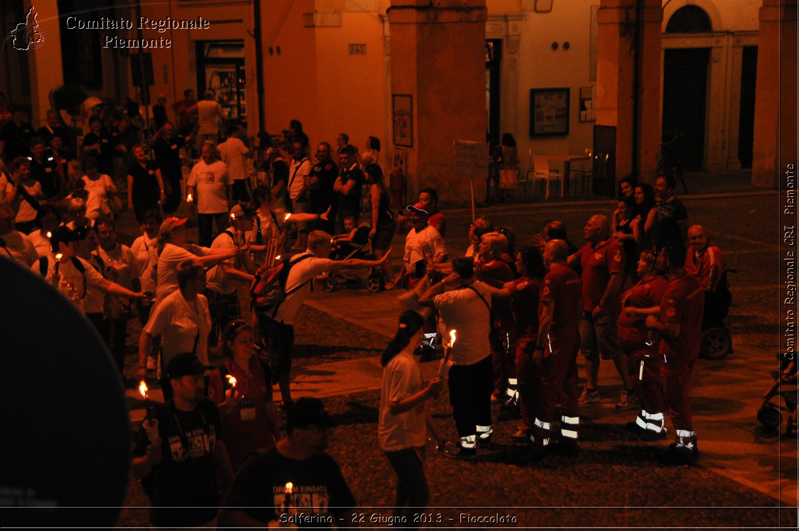 Solferino - 22 Giugno 2013 - Fiaccolata - Croce Rossa Italiana - Comitato Regionale del Piemonte