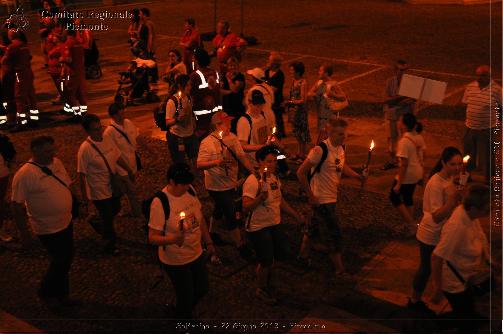 Solferino - 22 Giugno 2013 - Fiaccolata - Croce Rossa Italiana - Comitato Regionale del Piemonte