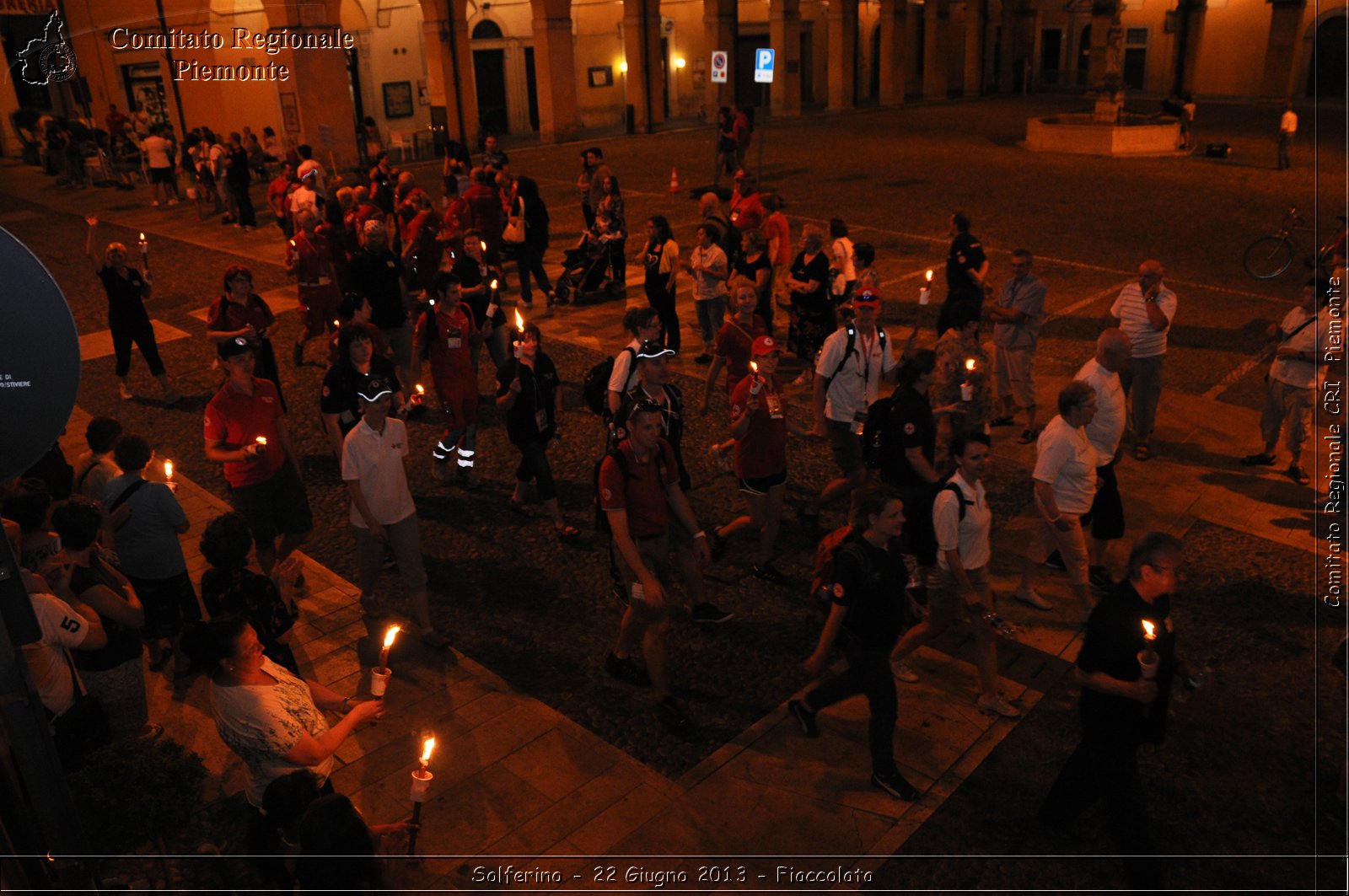 Solferino - 22 Giugno 2013 - Fiaccolata - Croce Rossa Italiana - Comitato Regionale del Piemonte