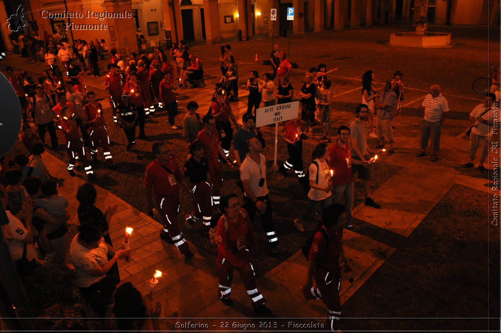 Solferino - 22 Giugno 2013 - Fiaccolata - Croce Rossa Italiana - Comitato Regionale del Piemonte