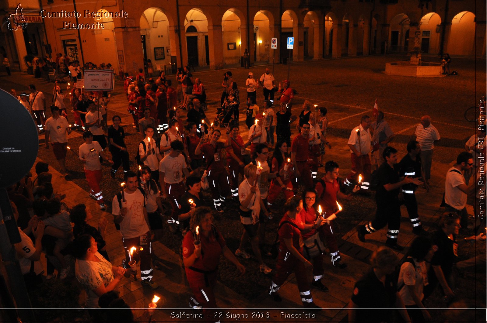 Solferino - 22 Giugno 2013 - Fiaccolata - Croce Rossa Italiana - Comitato Regionale del Piemonte