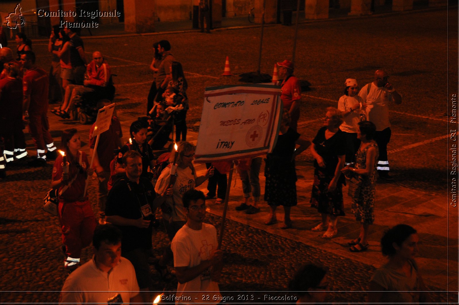 Solferino - 22 Giugno 2013 - Fiaccolata - Croce Rossa Italiana - Comitato Regionale del Piemonte