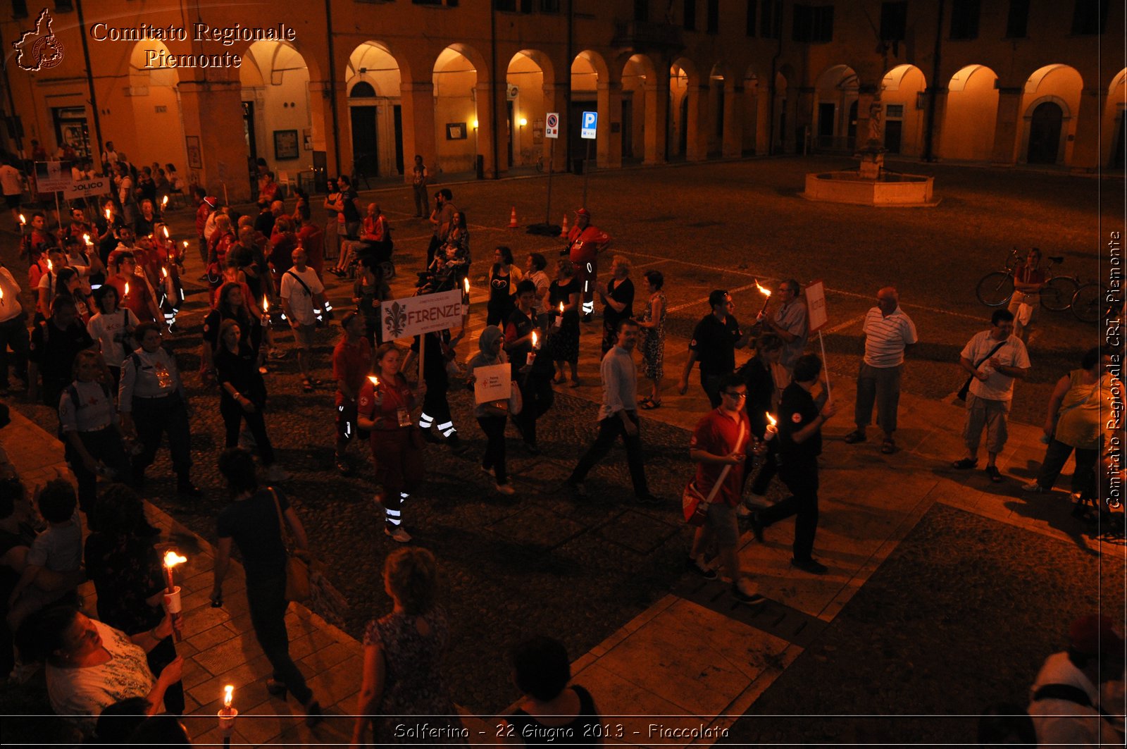 Solferino - 22 Giugno 2013 - Fiaccolata - Croce Rossa Italiana - Comitato Regionale del Piemonte