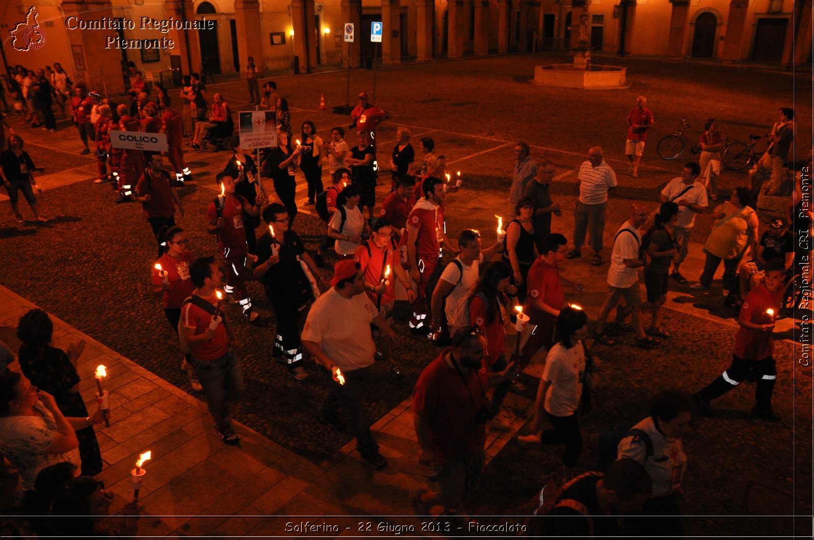 Solferino - 22 Giugno 2013 - Fiaccolata - Croce Rossa Italiana - Comitato Regionale del Piemonte