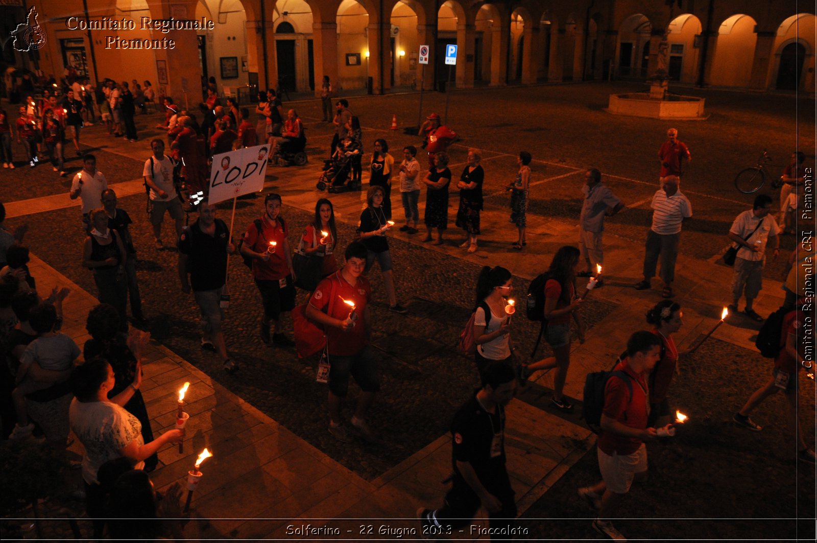 Solferino - 22 Giugno 2013 - Fiaccolata - Croce Rossa Italiana - Comitato Regionale del Piemonte