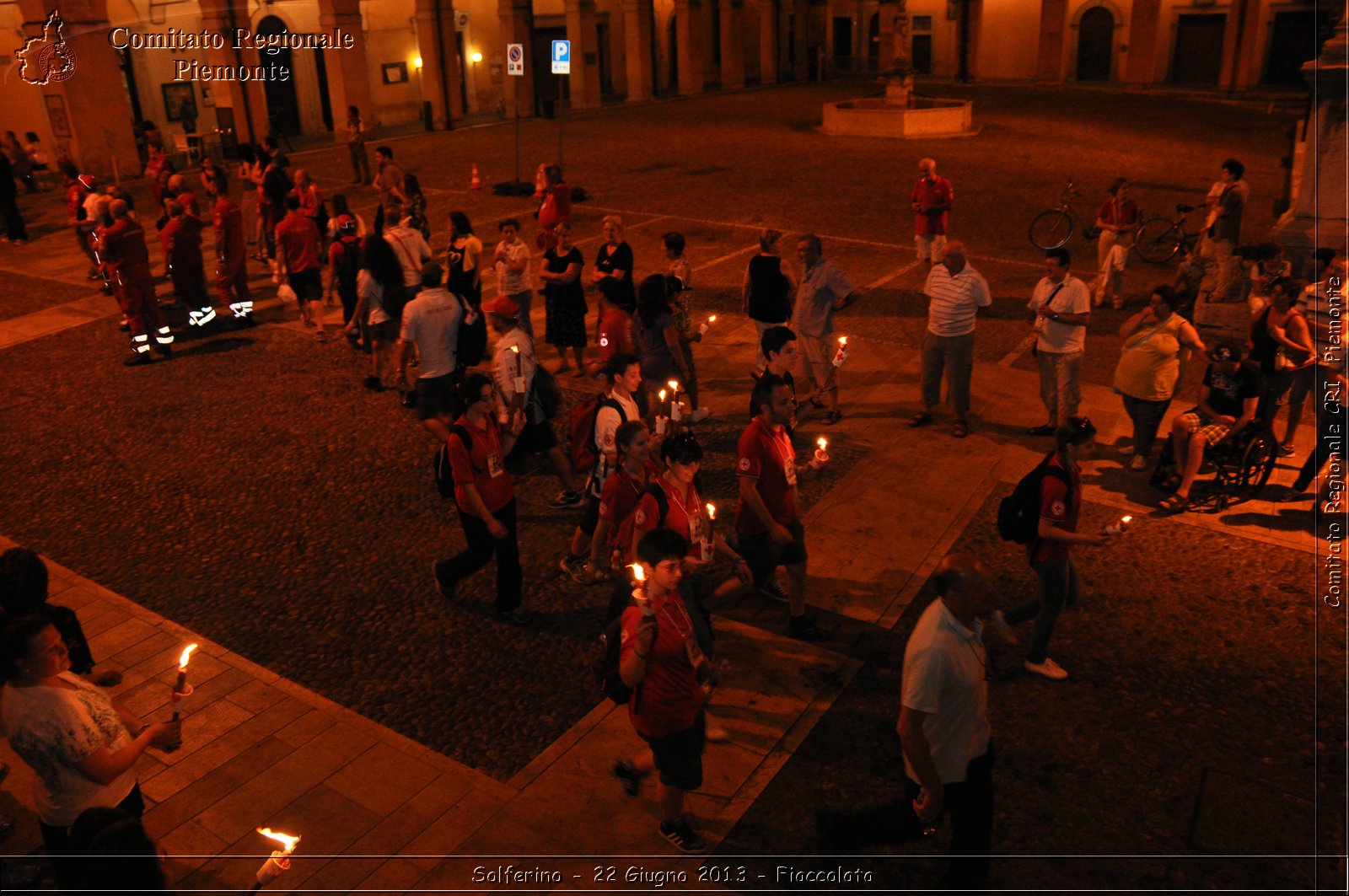 Solferino - 22 Giugno 2013 - Fiaccolata - Croce Rossa Italiana - Comitato Regionale del Piemonte