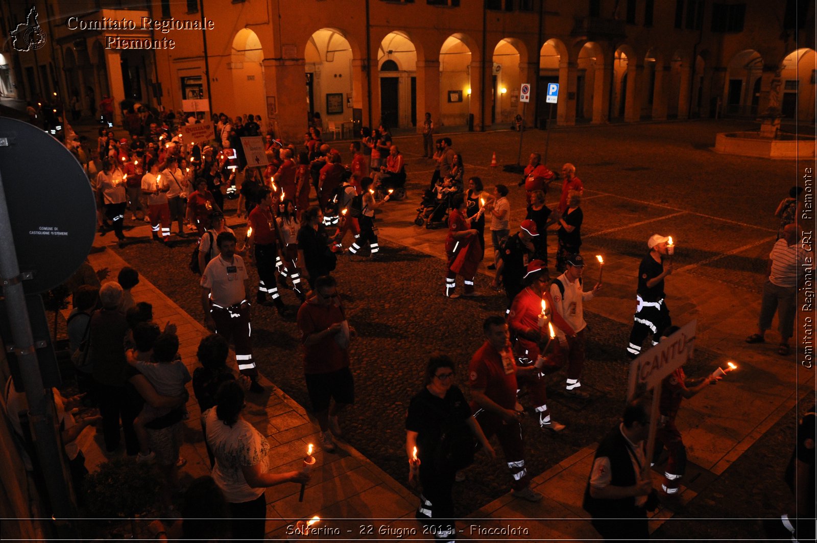 Solferino - 22 Giugno 2013 - Fiaccolata - Croce Rossa Italiana - Comitato Regionale del Piemonte