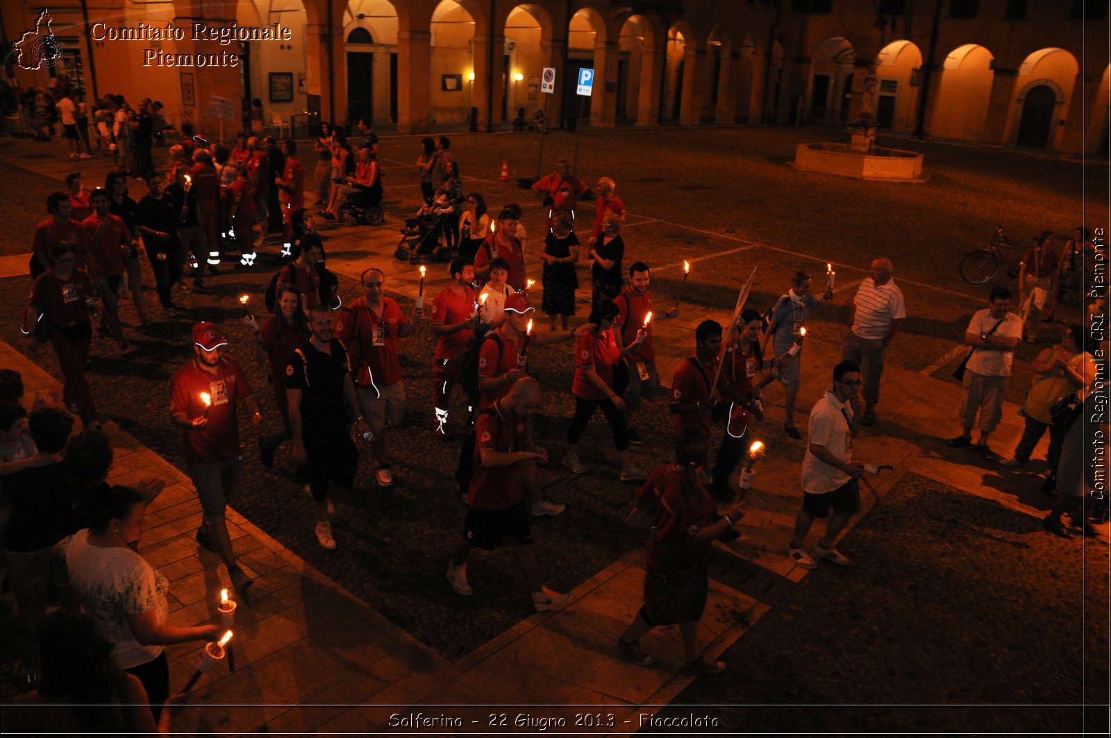 Solferino - 22 Giugno 2013 - Fiaccolata - Croce Rossa Italiana - Comitato Regionale del Piemonte