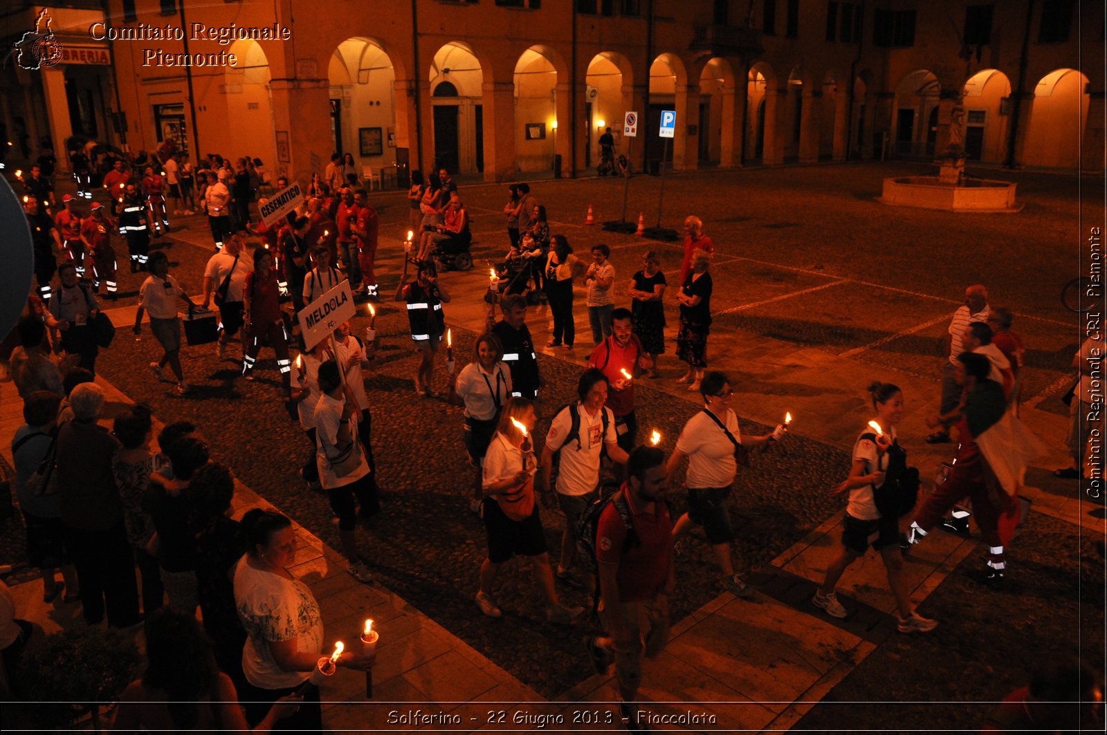 Solferino - 22 Giugno 2013 - Fiaccolata - Croce Rossa Italiana - Comitato Regionale del Piemonte