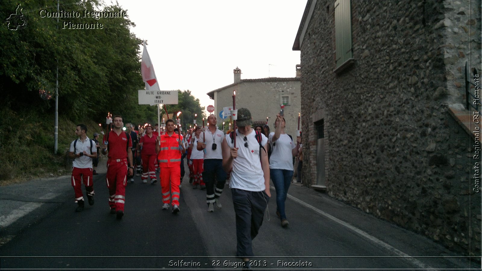 Solferino - 22 Giugno 2013 - Fiaccolata - Croce Rossa Italiana - Comitato Regionale del Piemonte