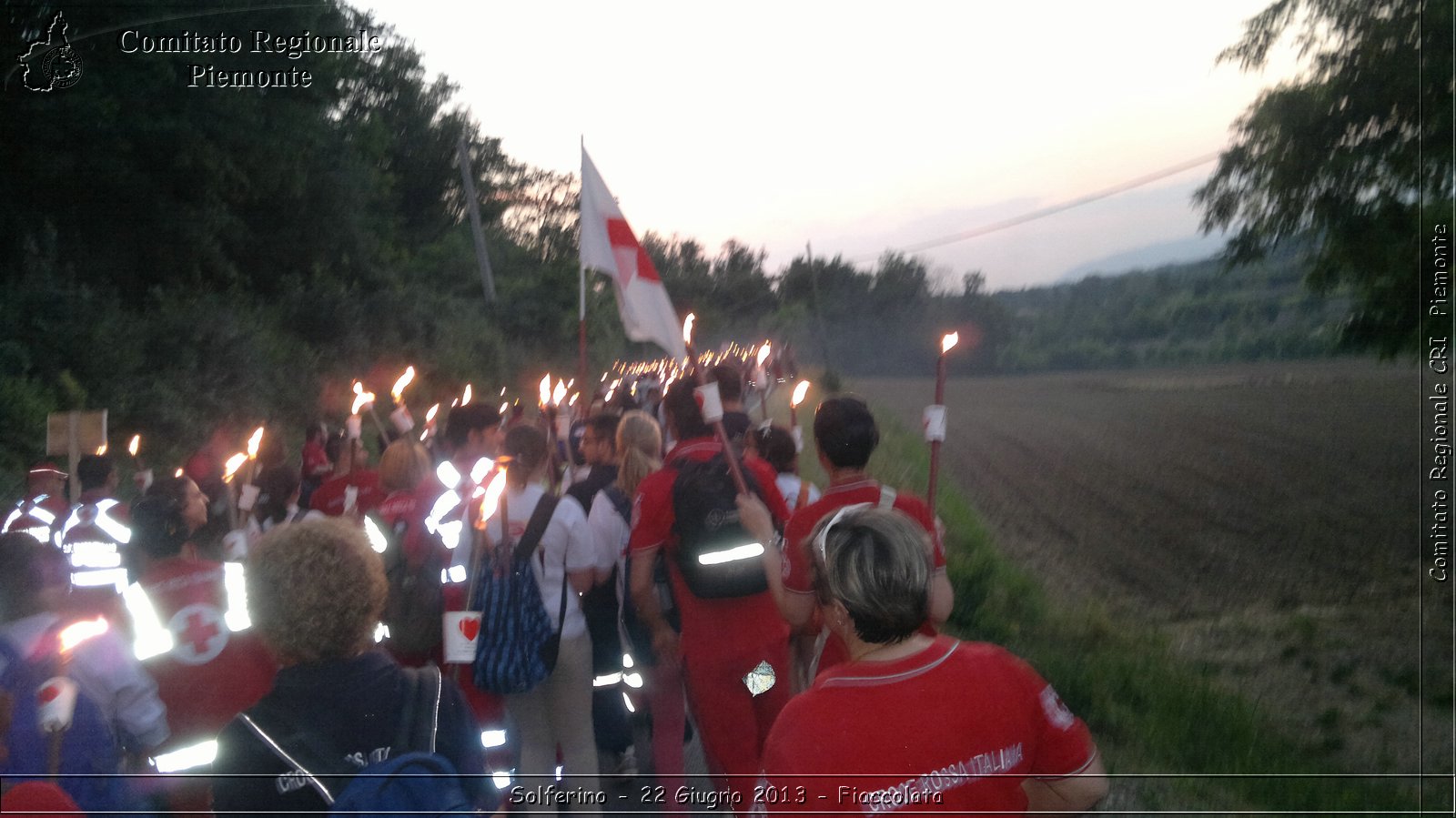 Solferino - 22 Giugno 2013 - Fiaccolata - Croce Rossa Italiana - Comitato Regionale del Piemonte