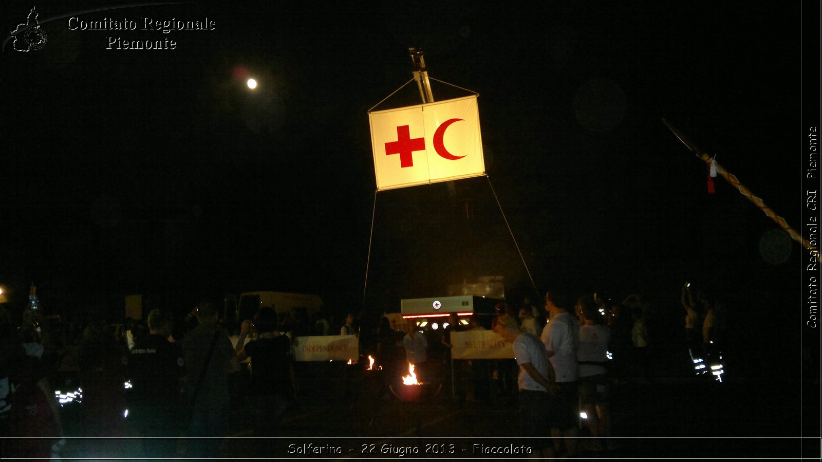 Solferino - 22 Giugno 2013 - Fiaccolata - Croce Rossa Italiana - Comitato Regionale del Piemonte