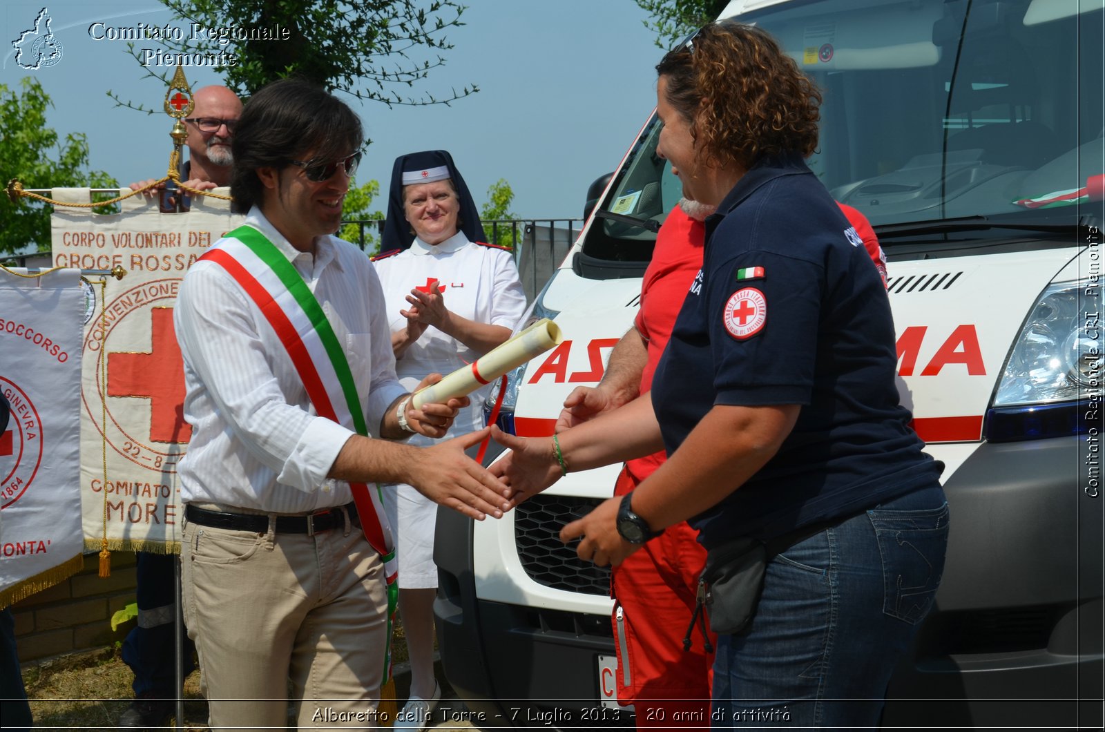 Albaretto della Torre - 7 Luglio 2013 - 20 anni di attivit - Croce Rossa Italiana - Comitato Regionale del Piemonte