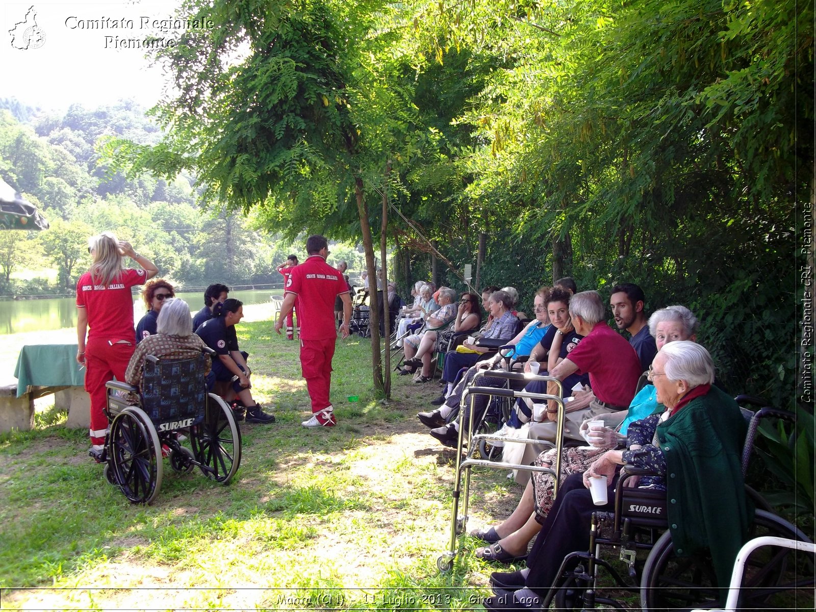 Manta (CN) - 11 Luglio 2013 - Gita al Lago - Croce Rossa Italiana - Comitato Regionale del Piemonte