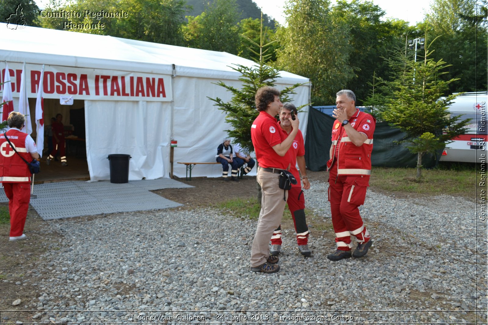 I Care Your Children - 24 Luglio 2013 - Inaugurazione Campo - Croce Rossa Italiana - Comitato Regionale del Piemonte