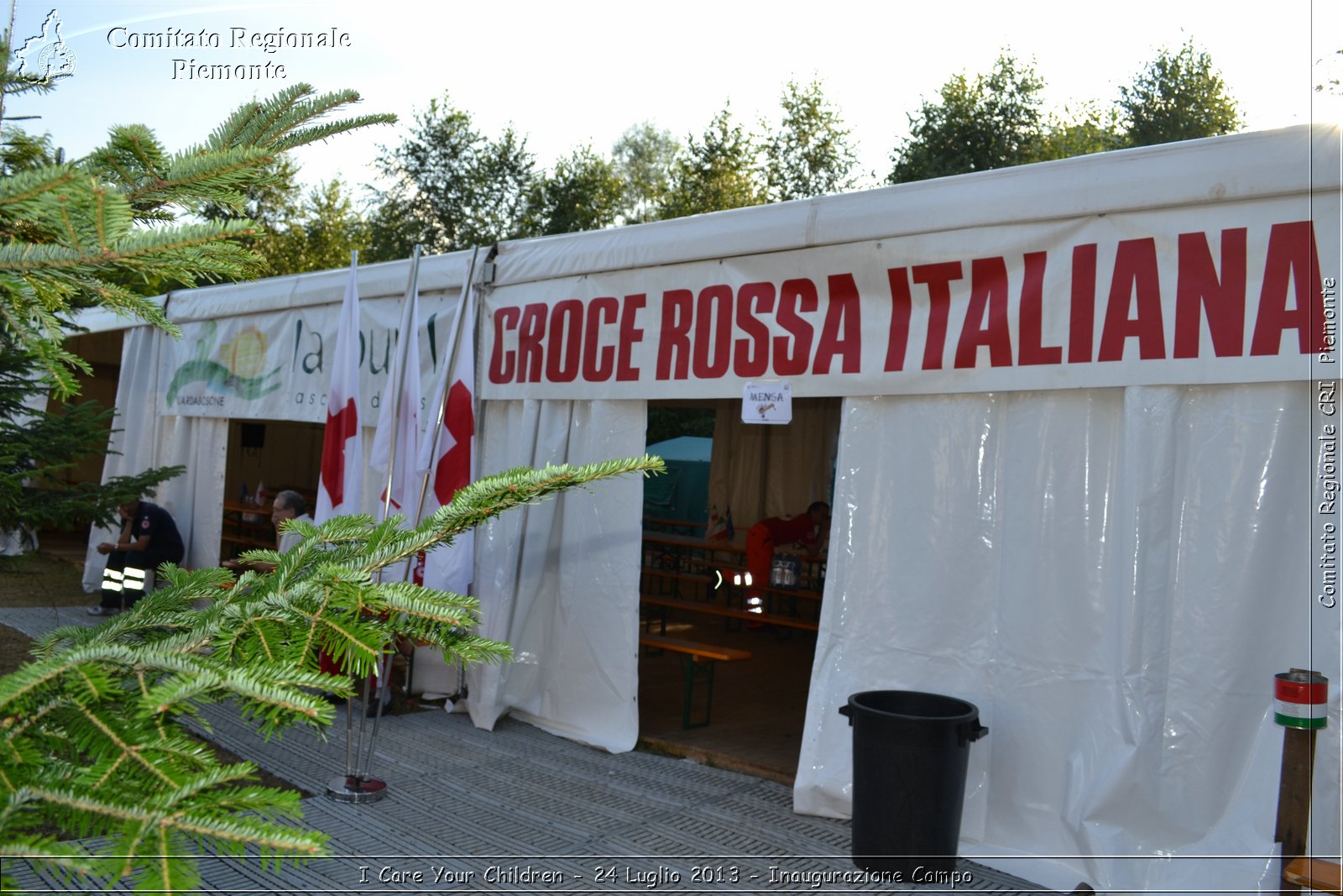 I Care Your Children - 24 Luglio 2013 - Inaugurazione Campo - Croce Rossa Italiana - Comitato Regionale del Piemonte