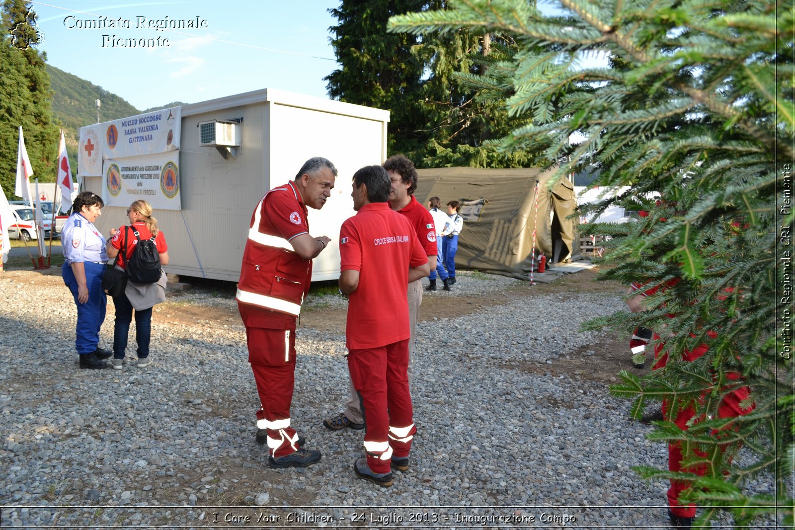 I Care Your Children - 24 Luglio 2013 - Inaugurazione Campo - Croce Rossa Italiana - Comitato Regionale del Piemonte