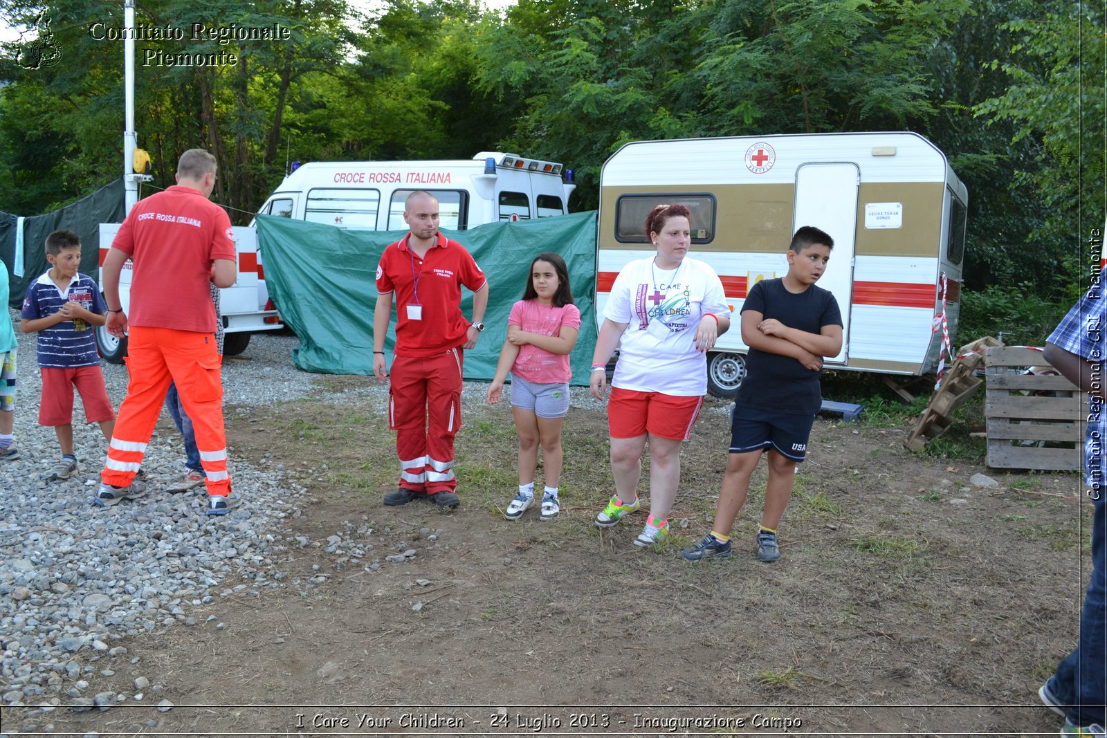 I Care Your Children - 24 Luglio 2013 - Inaugurazione Campo - Croce Rossa Italiana - Comitato Regionale del Piemonte