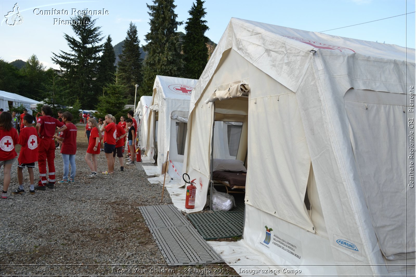 I Care Your Children - 24 Luglio 2013 - Inaugurazione Campo - Croce Rossa Italiana - Comitato Regionale del Piemonte