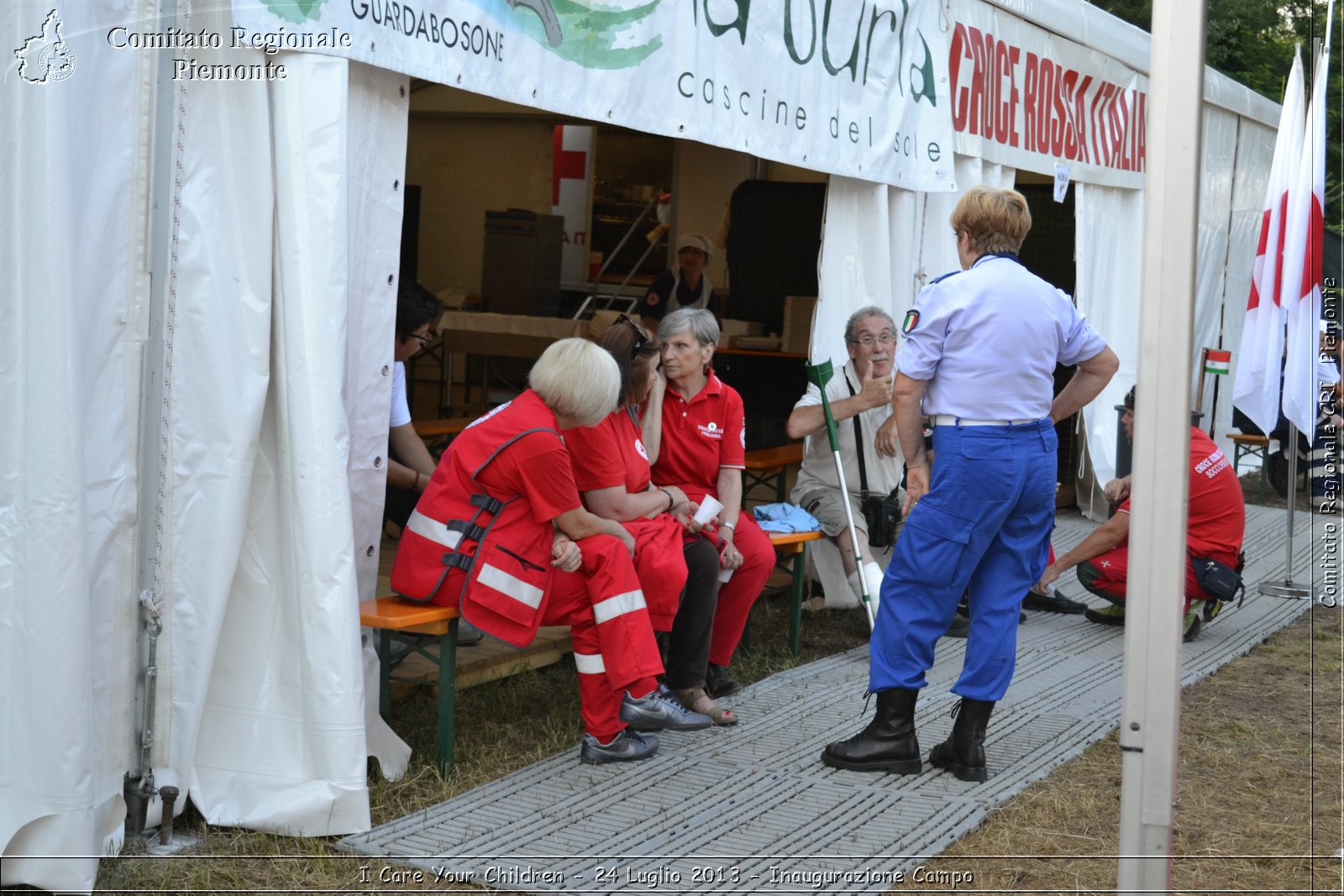 I Care Your Children - 24 Luglio 2013 - Inaugurazione Campo - Croce Rossa Italiana - Comitato Regionale del Piemonte