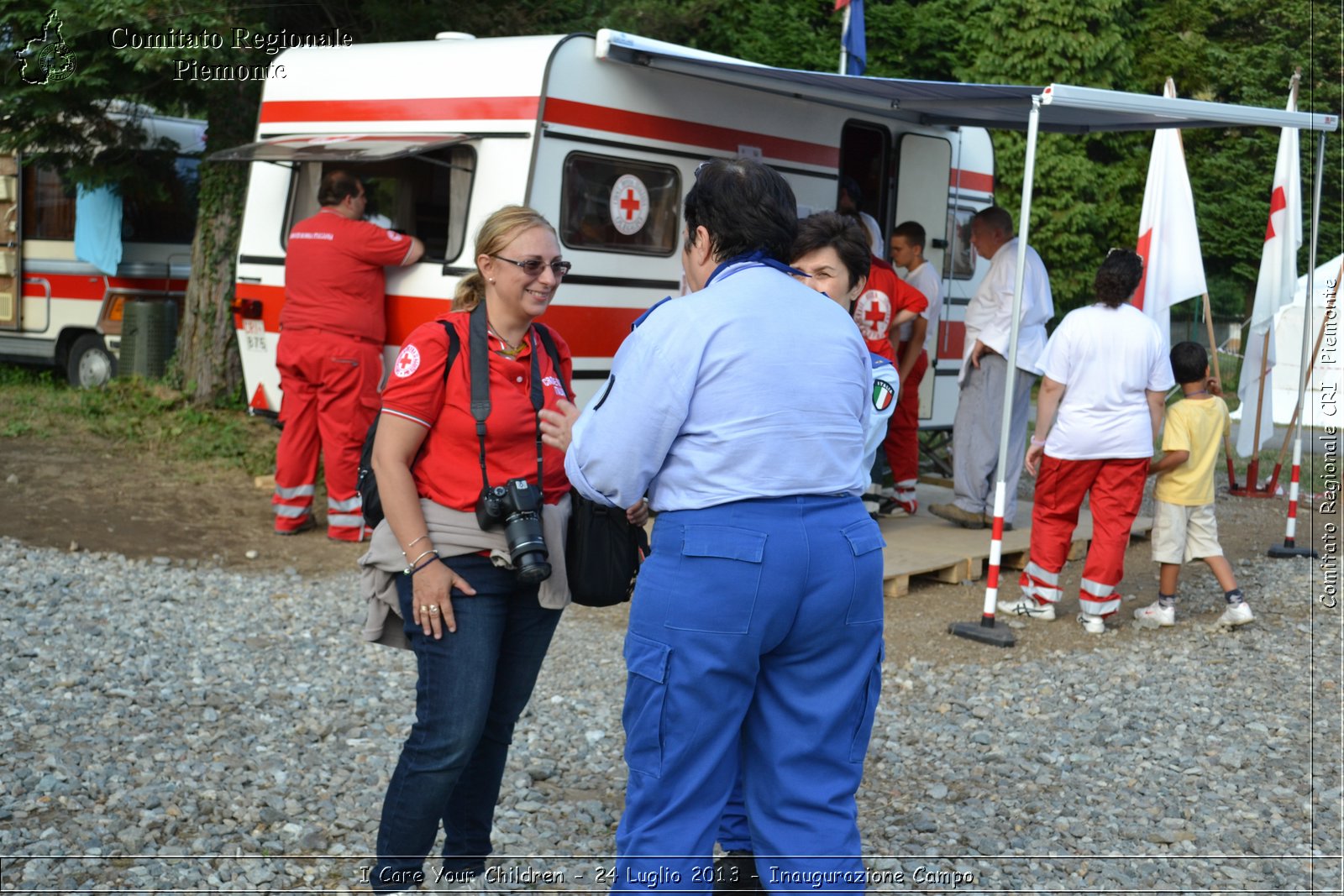 I Care Your Children - 24 Luglio 2013 - Inaugurazione Campo - Croce Rossa Italiana - Comitato Regionale del Piemonte