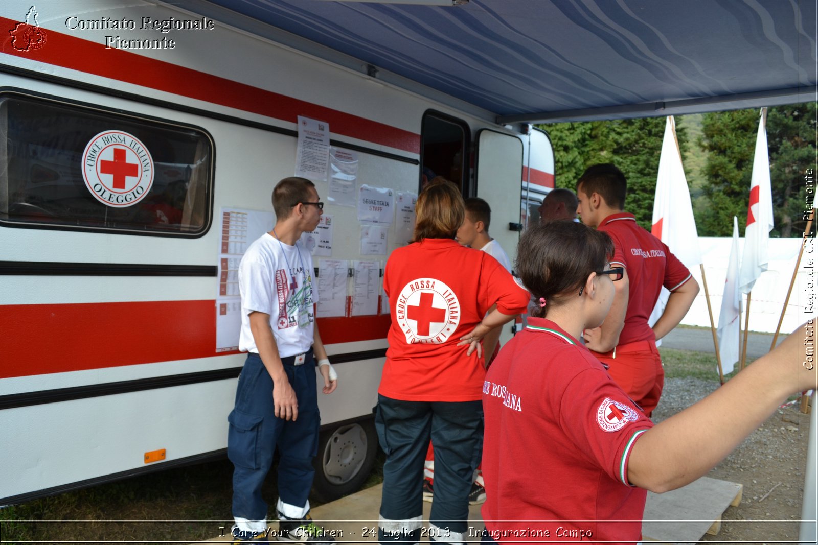 I Care Your Children - 24 Luglio 2013 - Inaugurazione Campo - Croce Rossa Italiana - Comitato Regionale del Piemonte