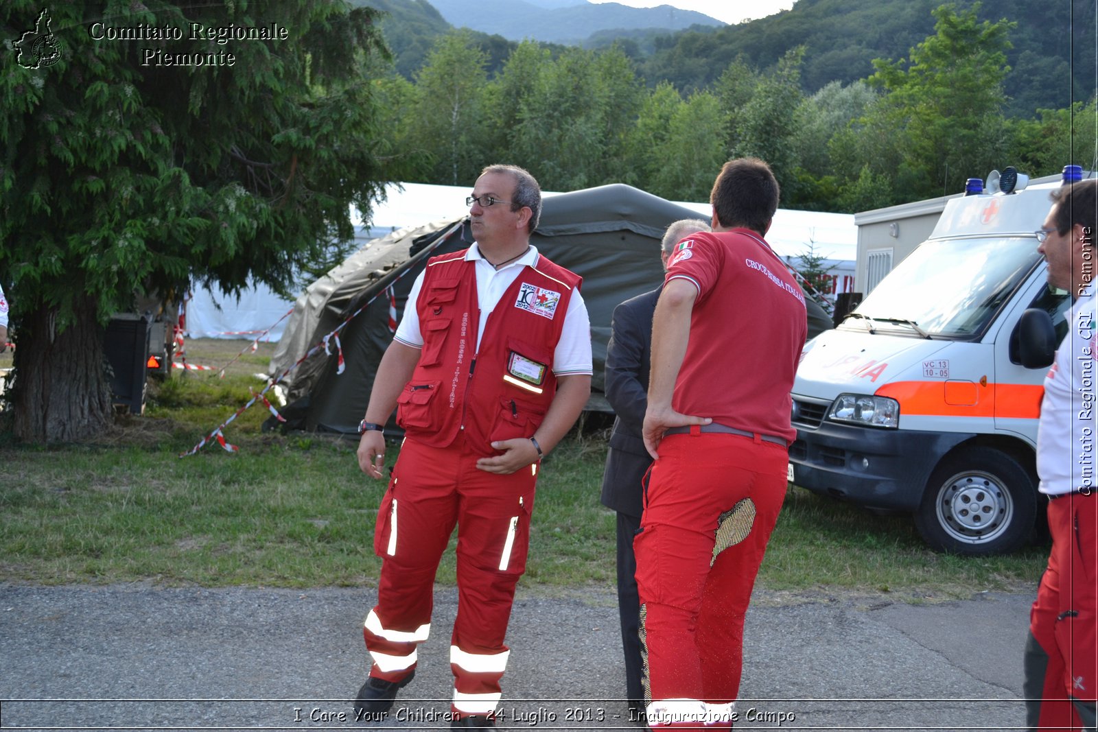 I Care Your Children - 24 Luglio 2013 - Inaugurazione Campo - Croce Rossa Italiana - Comitato Regionale del Piemonte