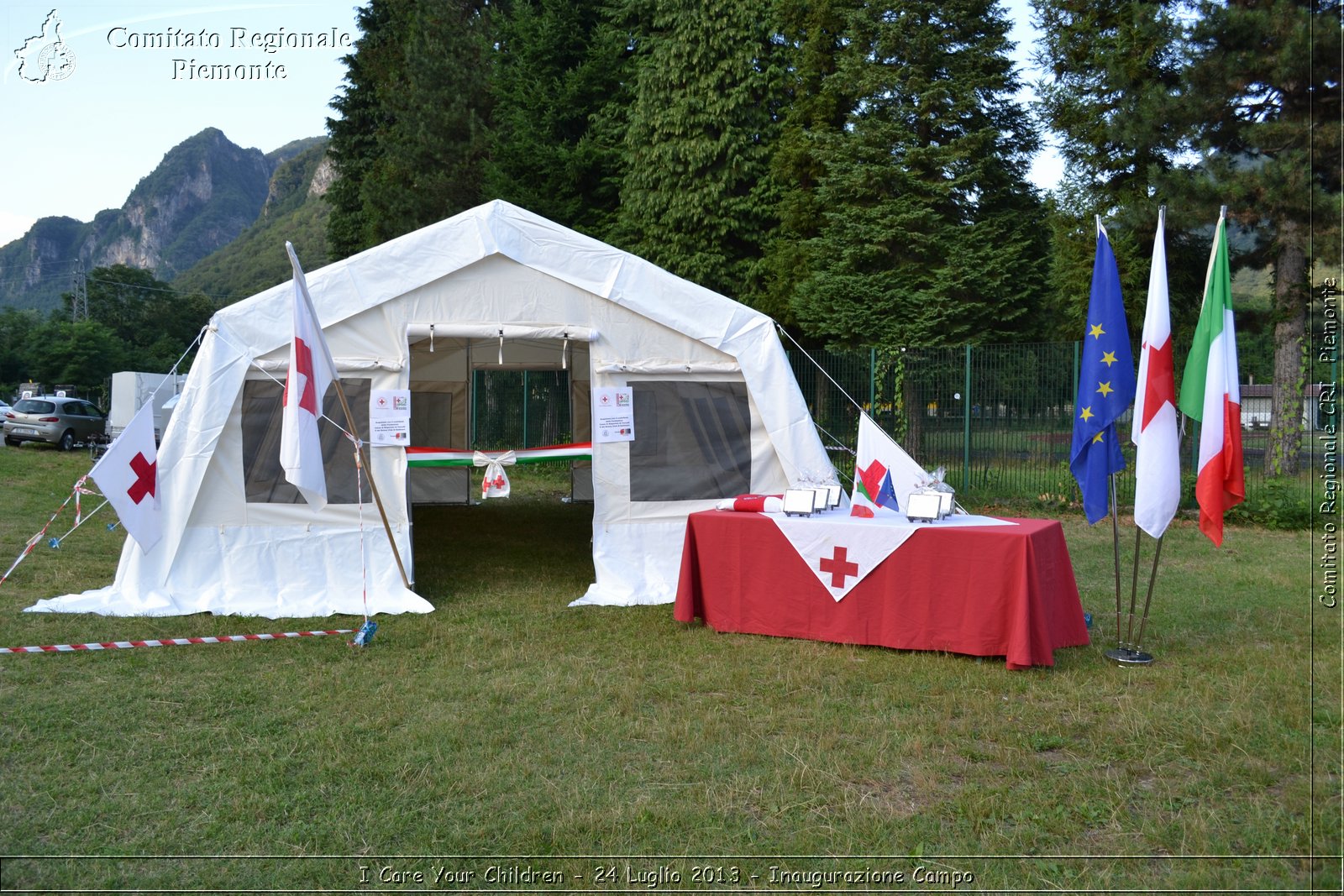 I Care Your Children - 24 Luglio 2013 - Inaugurazione Campo - Croce Rossa Italiana - Comitato Regionale del Piemonte