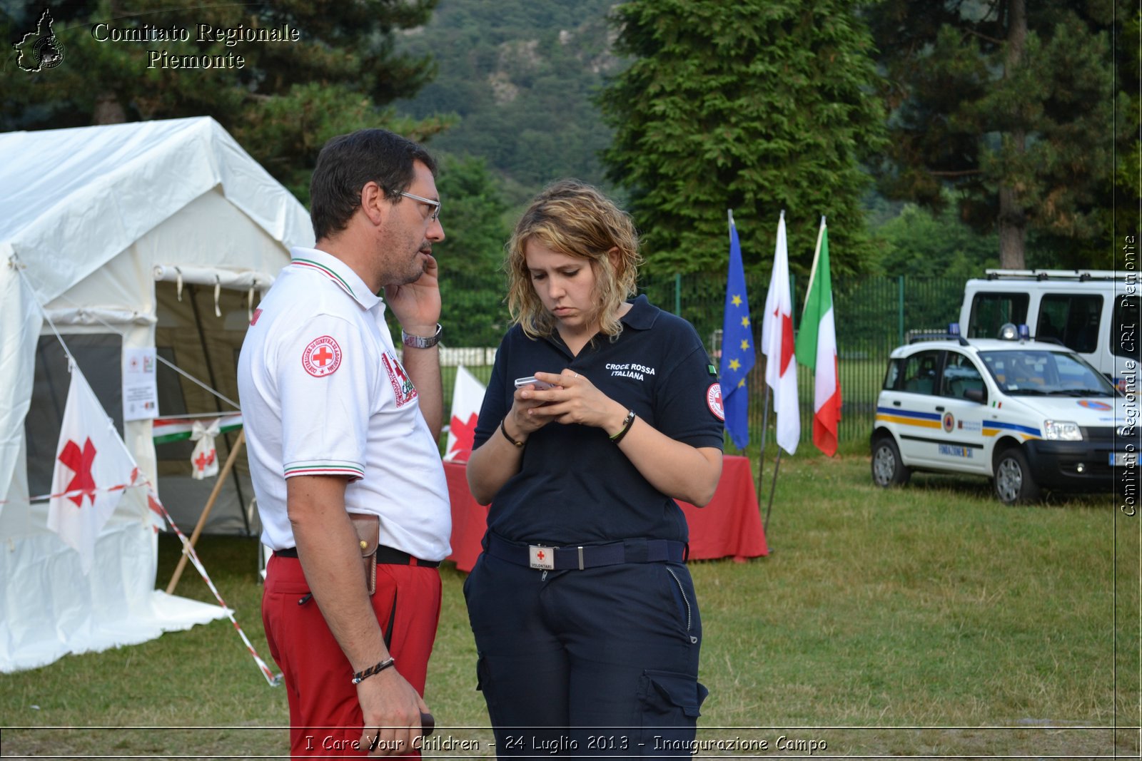 I Care Your Children - 24 Luglio 2013 - Inaugurazione Campo - Croce Rossa Italiana - Comitato Regionale del Piemonte