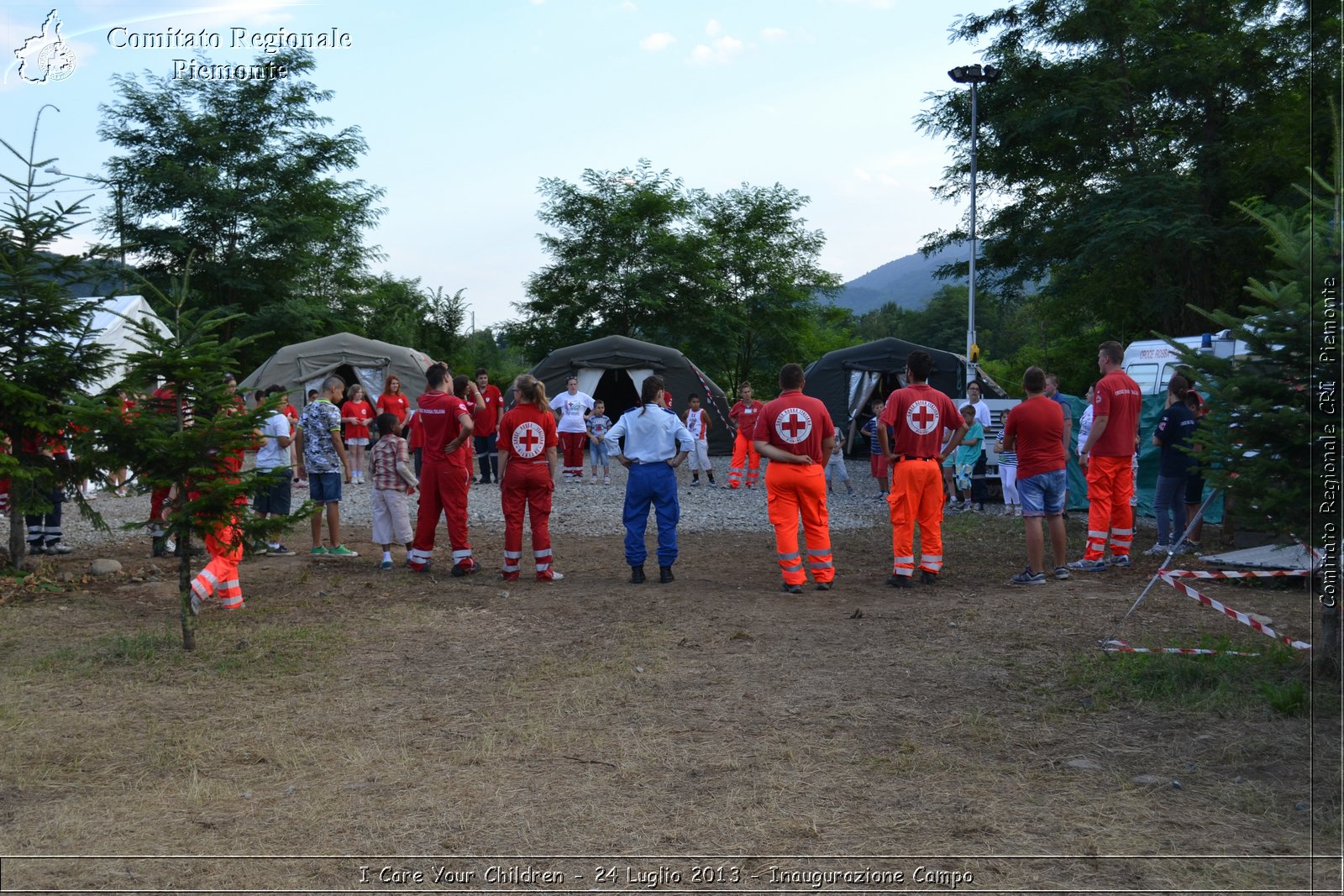 I Care Your Children - 24 Luglio 2013 - Inaugurazione Campo - Croce Rossa Italiana - Comitato Regionale del Piemonte