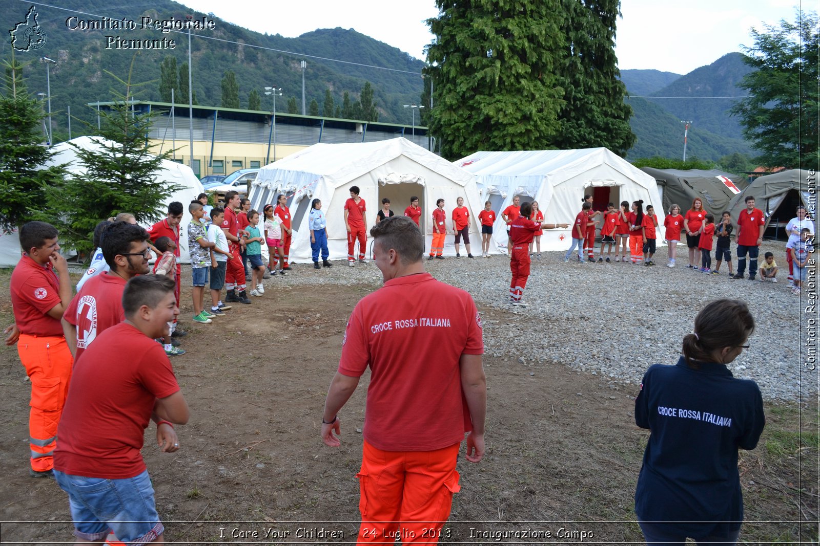 I Care Your Children - 24 Luglio 2013 - Inaugurazione Campo - Croce Rossa Italiana - Comitato Regionale del Piemonte