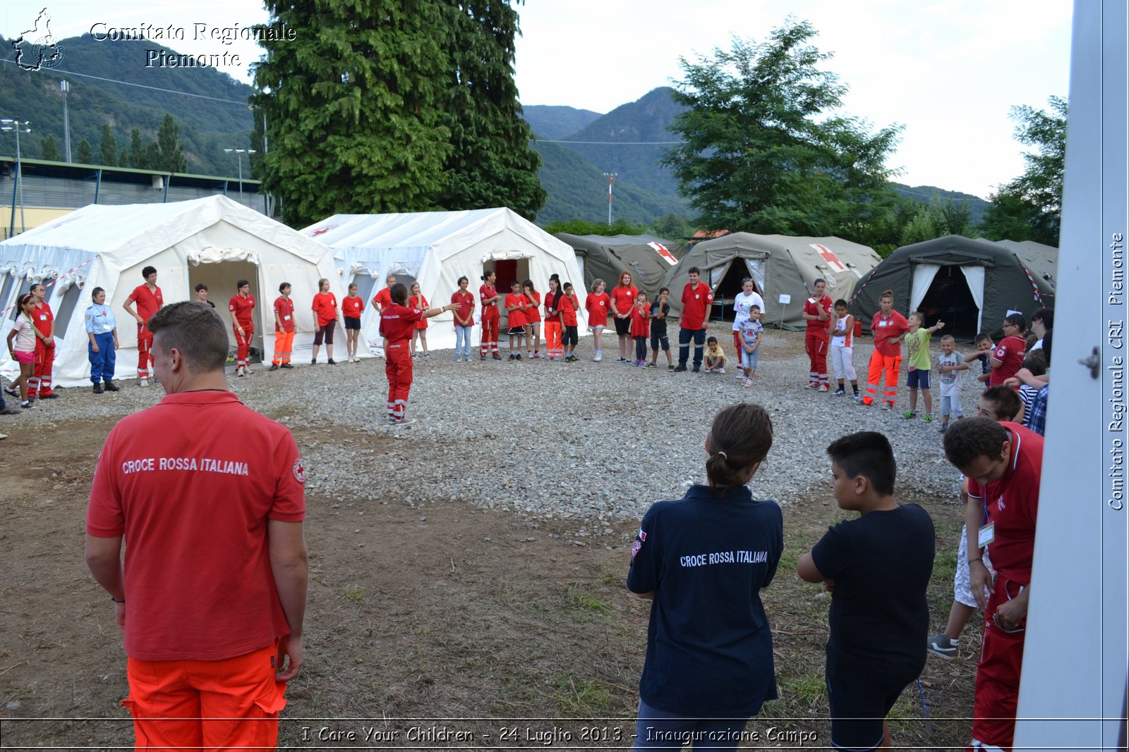 I Care Your Children - 24 Luglio 2013 - Inaugurazione Campo - Croce Rossa Italiana - Comitato Regionale del Piemonte