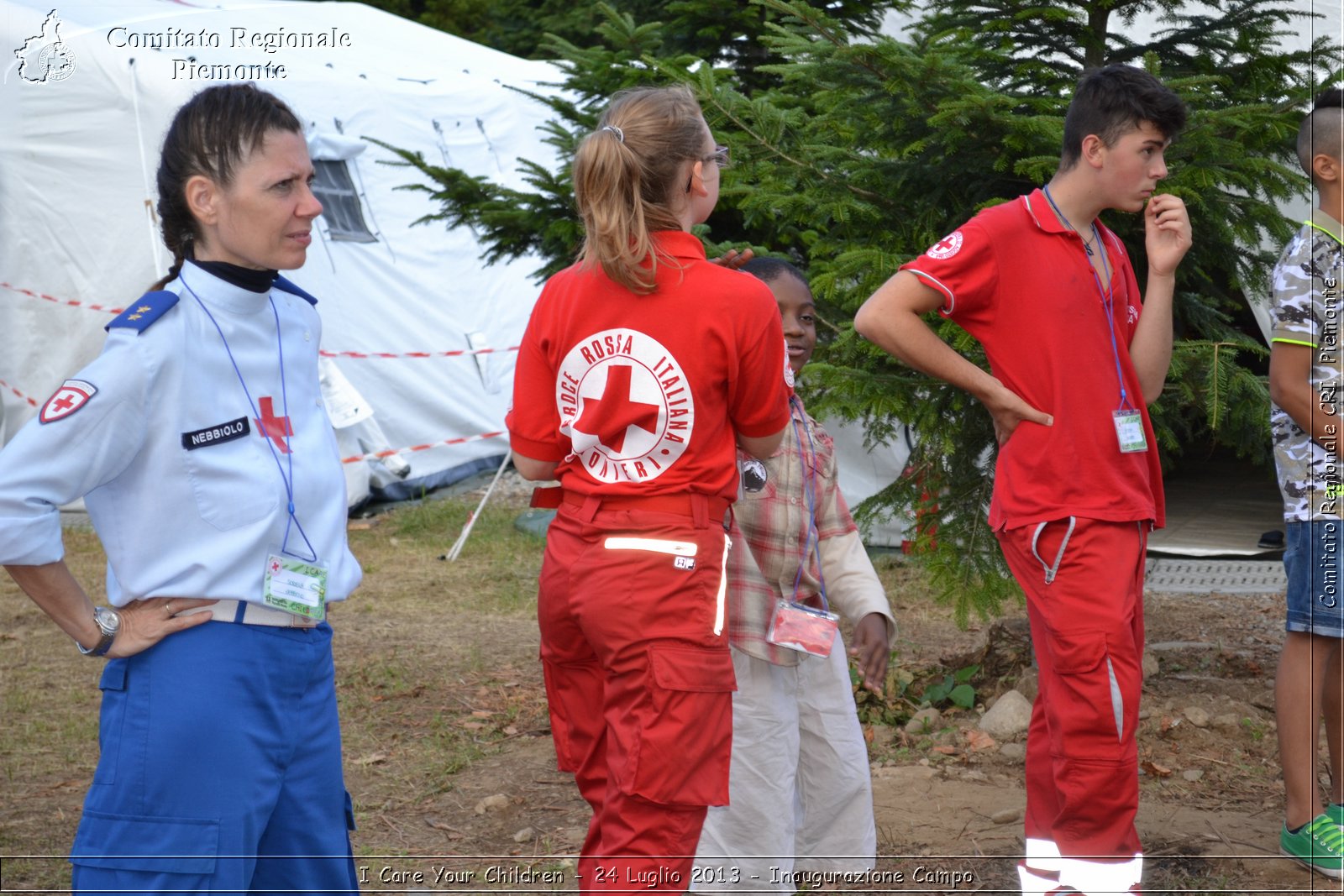 I Care Your Children - 24 Luglio 2013 - Inaugurazione Campo - Croce Rossa Italiana - Comitato Regionale del Piemonte