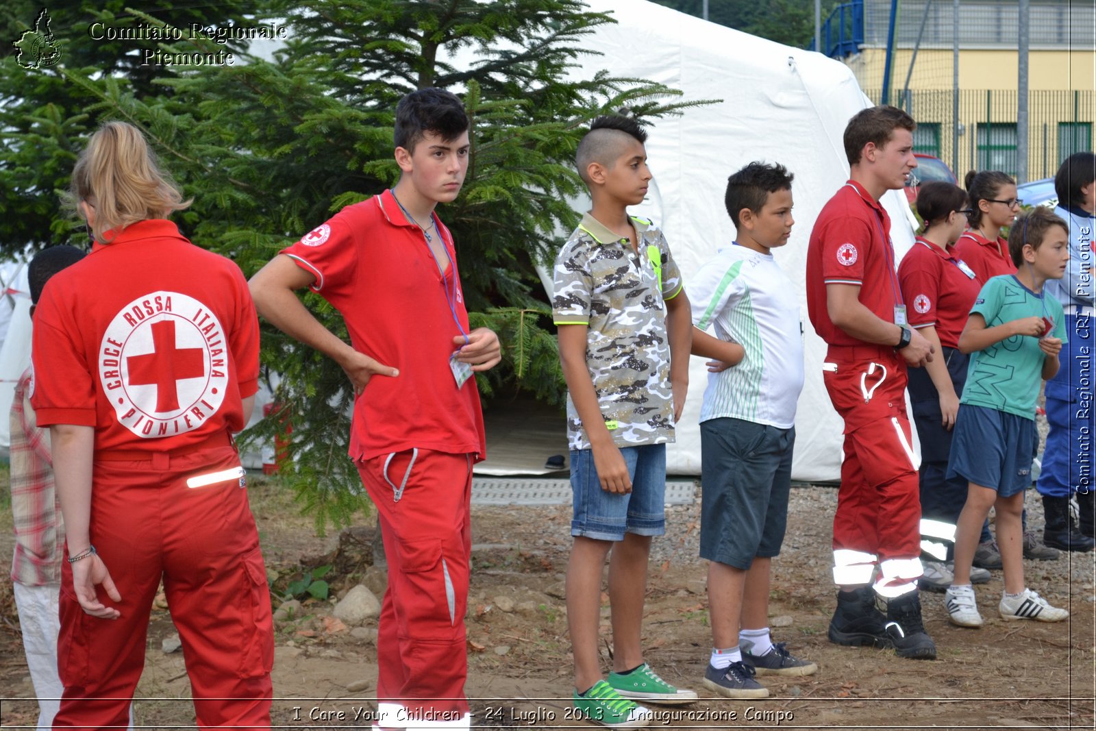 I Care Your Children - 24 Luglio 2013 - Inaugurazione Campo - Croce Rossa Italiana - Comitato Regionale del Piemonte