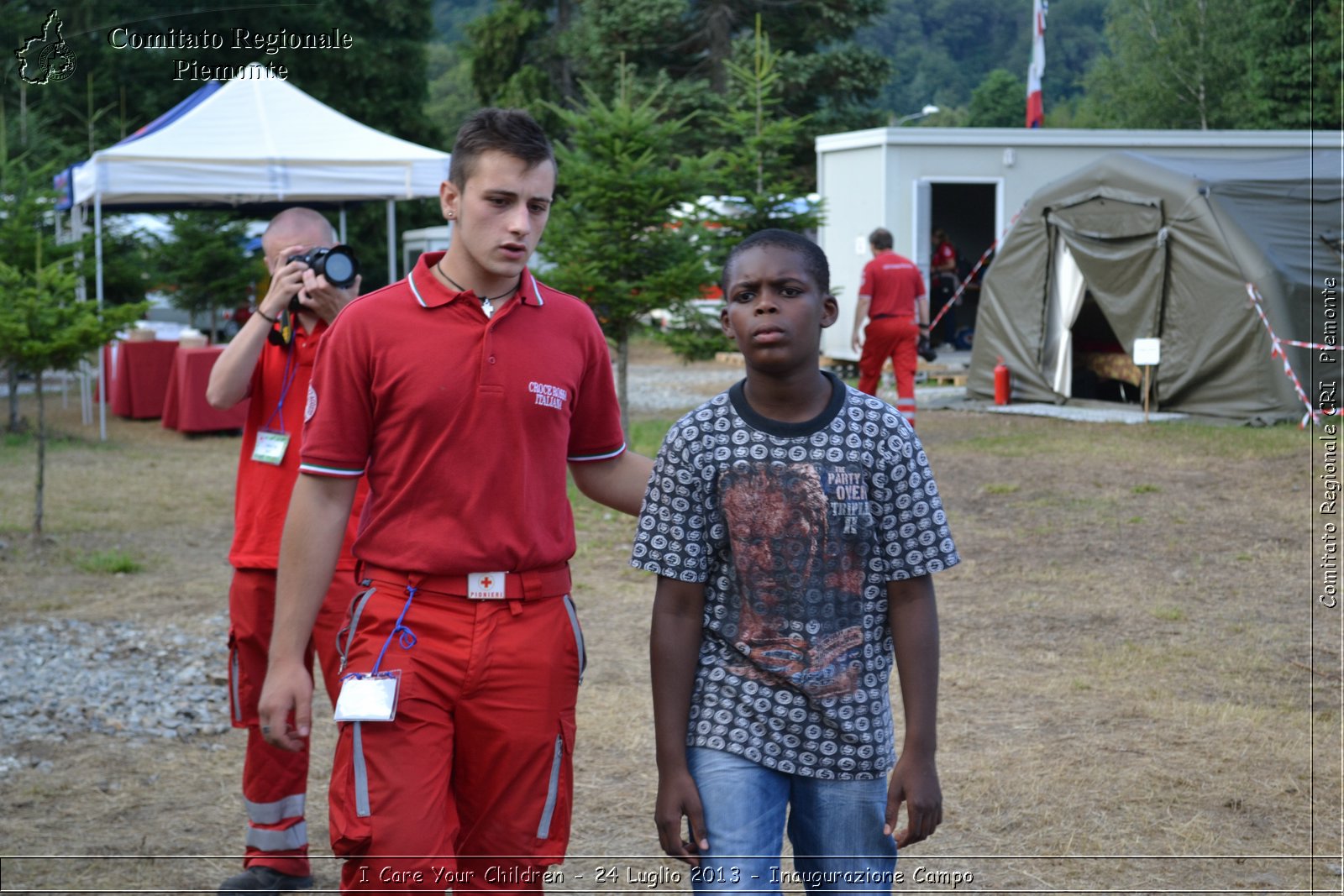 I Care Your Children - 24 Luglio 2013 - Inaugurazione Campo - Croce Rossa Italiana - Comitato Regionale del Piemonte