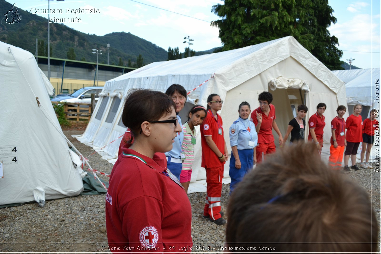 I Care Your Children - 24 Luglio 2013 - Inaugurazione Campo - Croce Rossa Italiana - Comitato Regionale del Piemonte