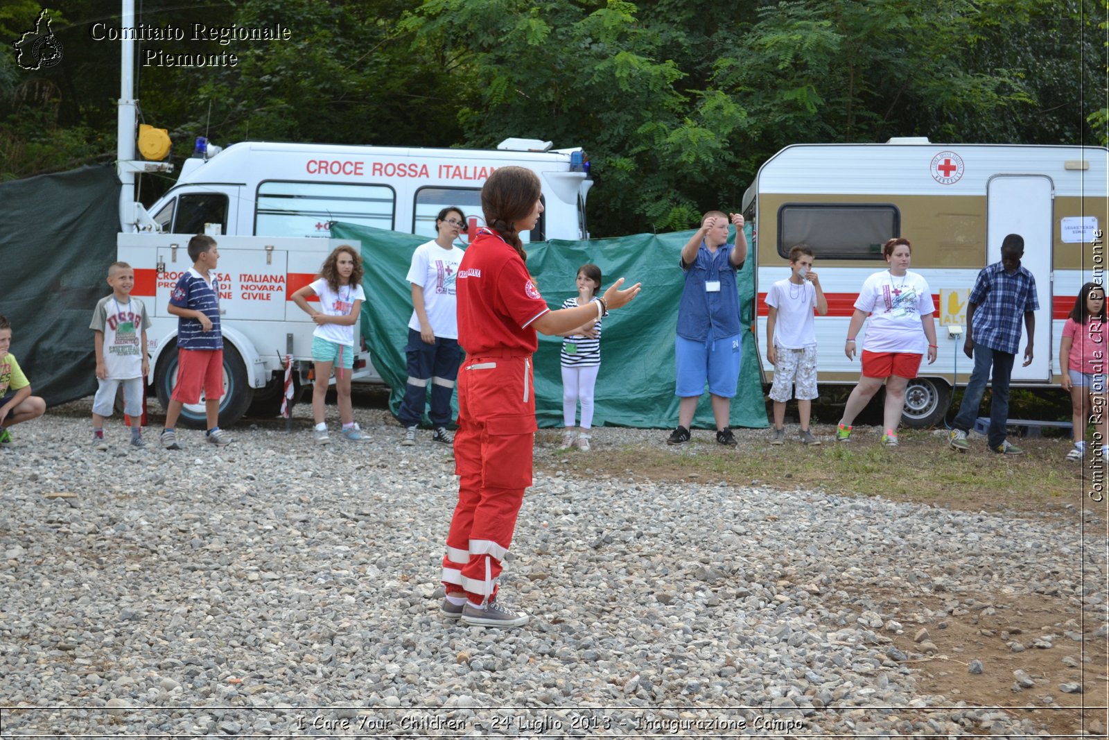 I Care Your Children - 24 Luglio 2013 - Inaugurazione Campo - Croce Rossa Italiana - Comitato Regionale del Piemonte