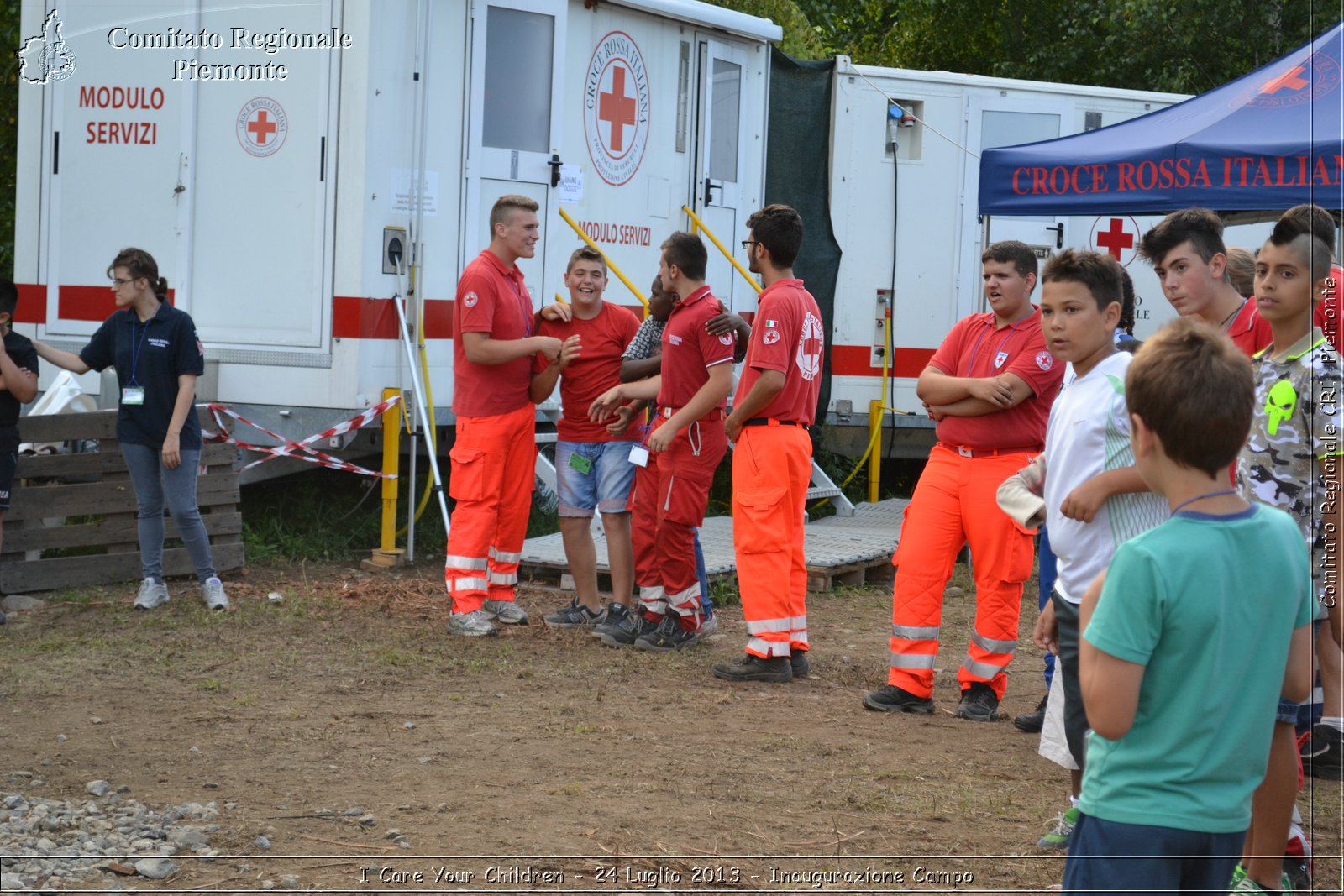 I Care Your Children - 24 Luglio 2013 - Inaugurazione Campo - Croce Rossa Italiana - Comitato Regionale del Piemonte