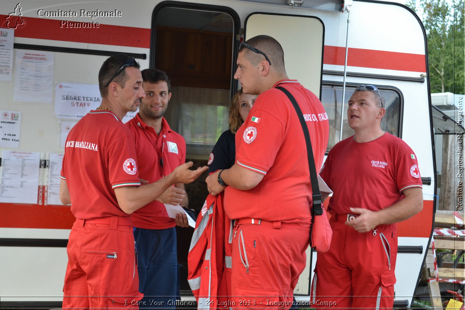 I Care Your Children - 24 Luglio 2013 - Inaugurazione Campo - Croce Rossa Italiana - Comitato Regionale del Piemonte