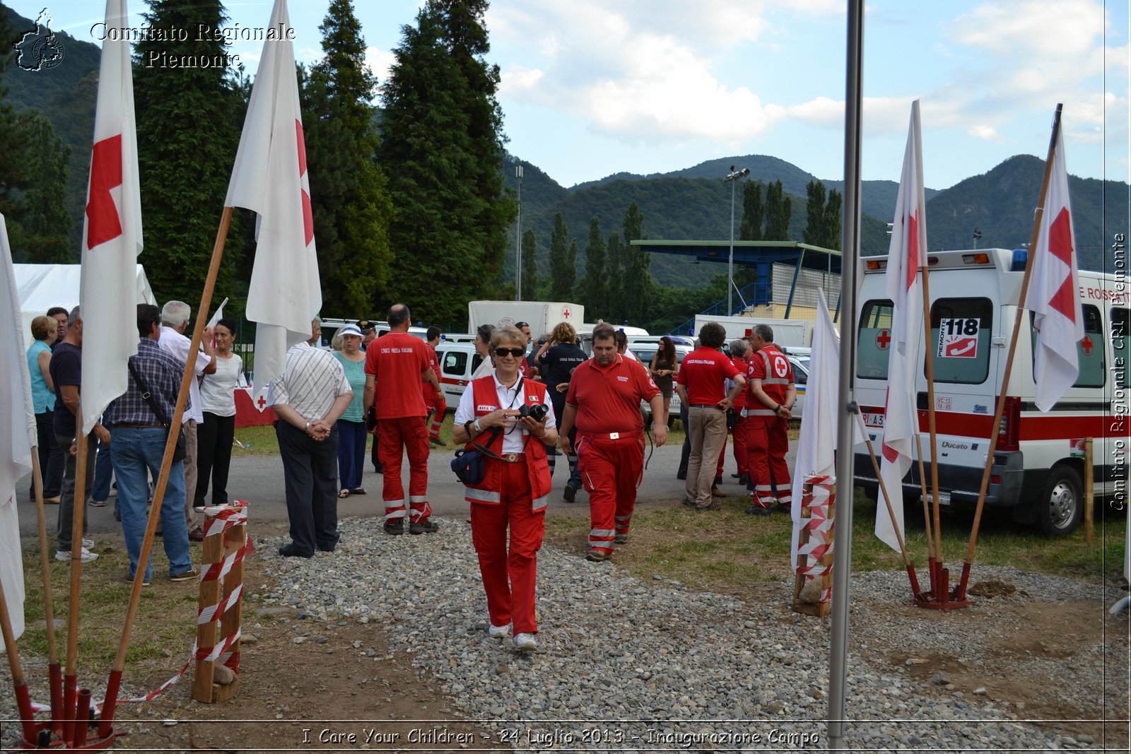 I Care Your Children - 24 Luglio 2013 - Inaugurazione Campo - Croce Rossa Italiana - Comitato Regionale del Piemonte