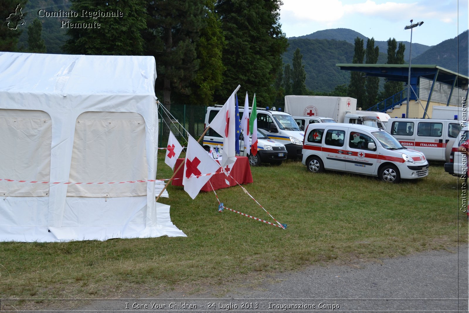 I Care Your Children - 24 Luglio 2013 - Inaugurazione Campo - Croce Rossa Italiana - Comitato Regionale del Piemonte