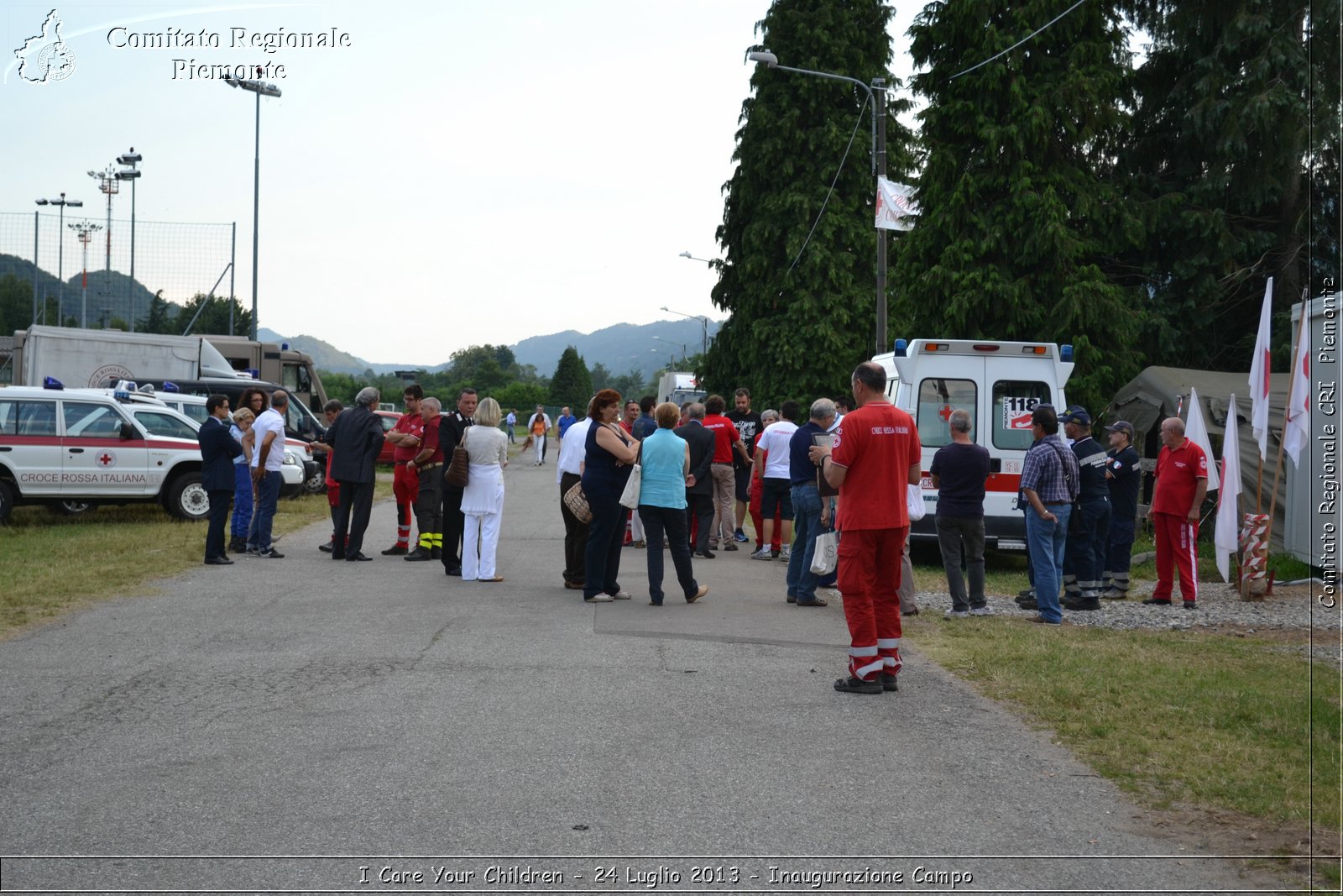 I Care Your Children - 24 Luglio 2013 - Inaugurazione Campo - Croce Rossa Italiana - Comitato Regionale del Piemonte